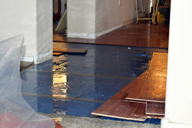 Professional Burst Pipe Cleanup technician working in Washington, OK